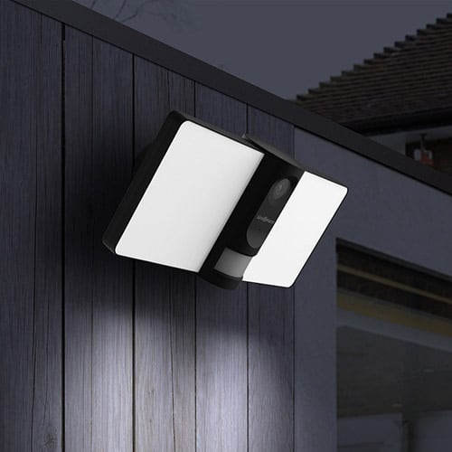 Smart Floodlight with Camera and Sensors